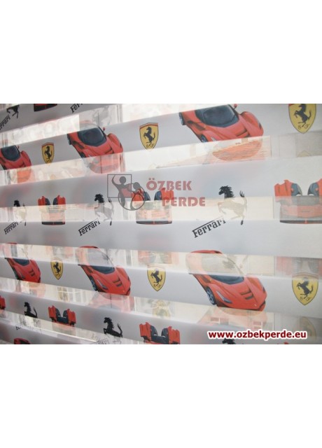 Ferrari Zebra Perde